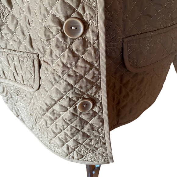 Covington Quilted & Embroidered Button Down Jacket - Picture 3 of 7